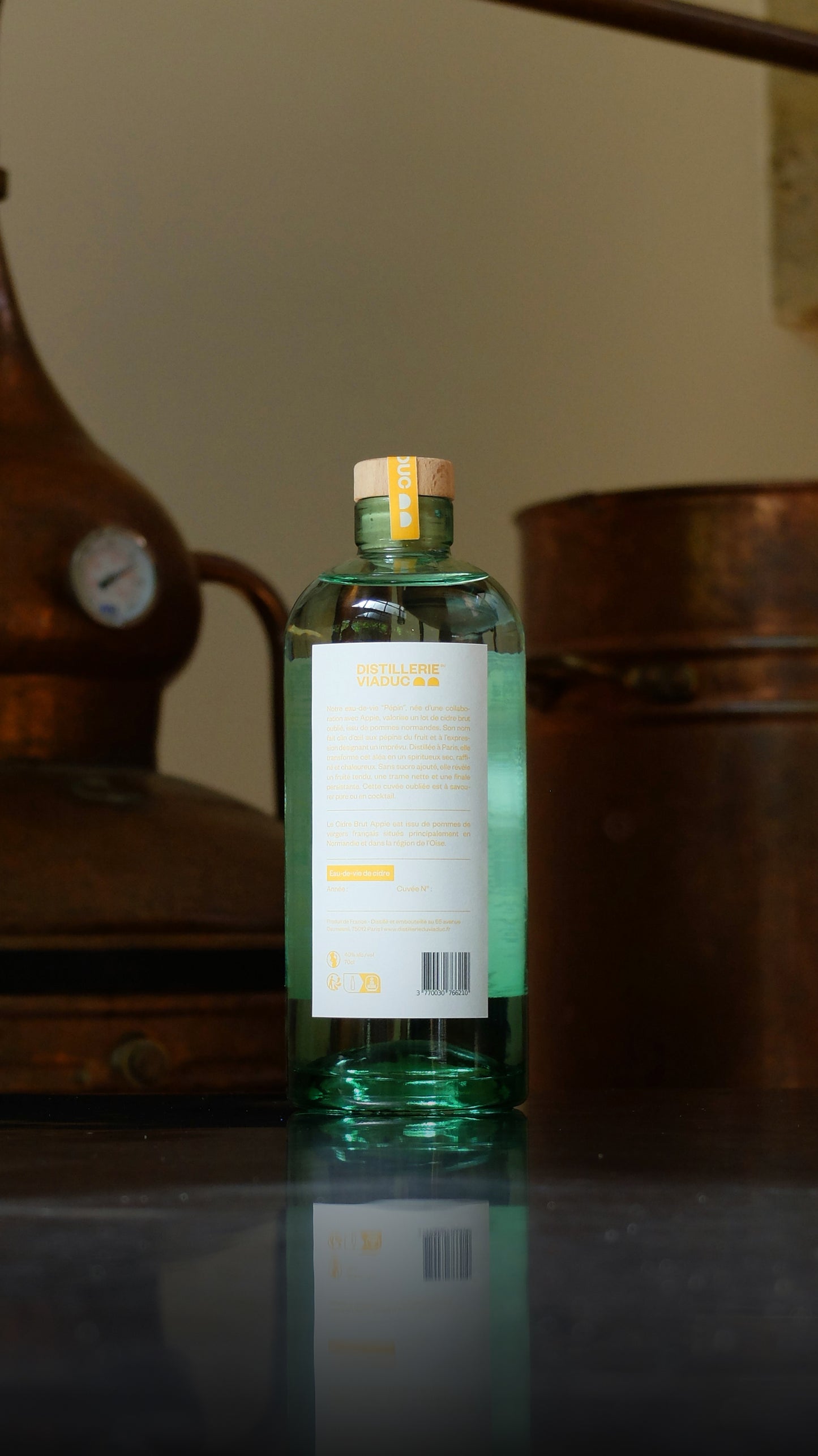 PÉPIN - Eau-de-vie de cidre - 70cl