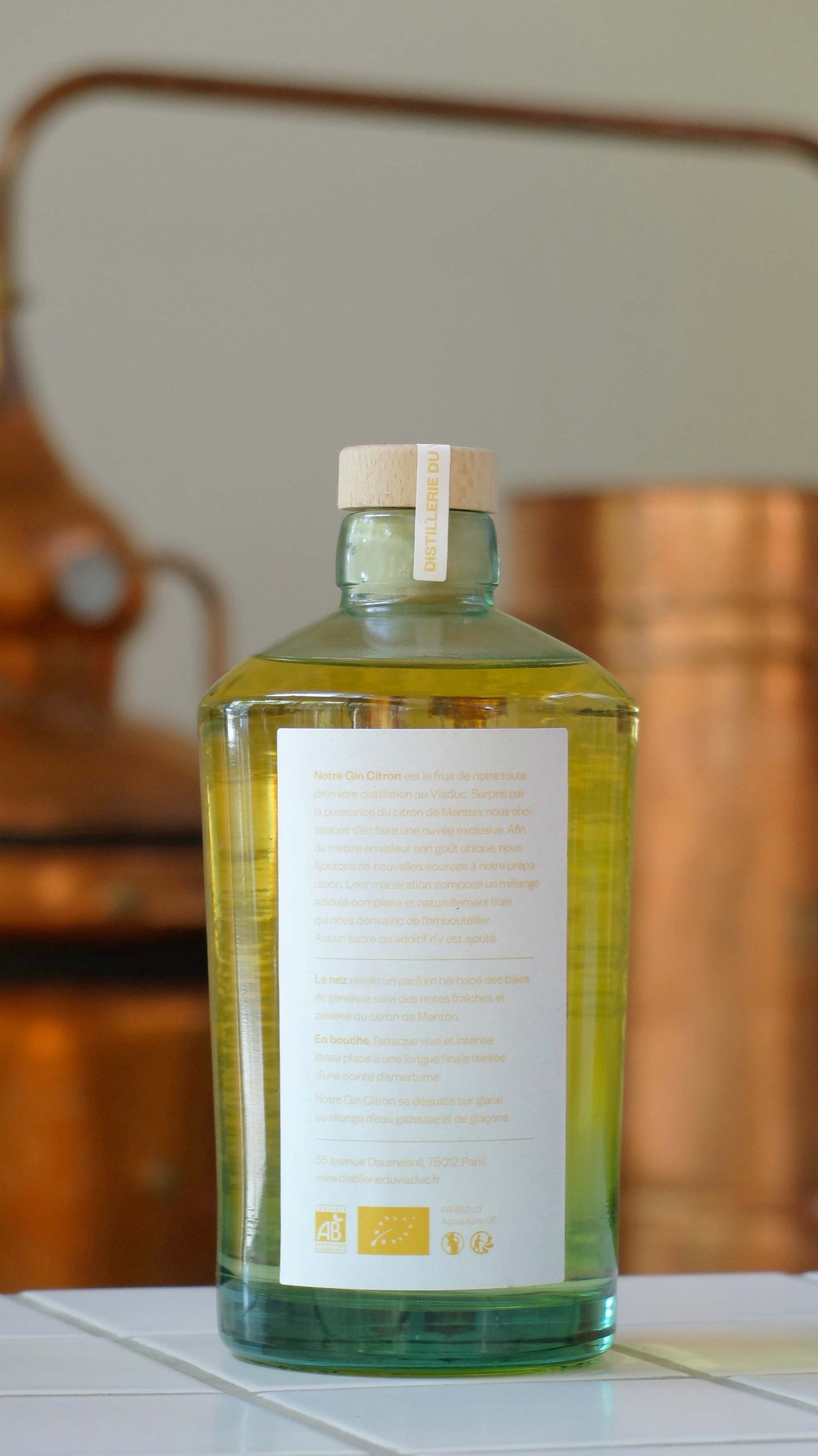 GIN Citron Bio - 70cl